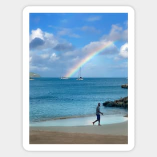 Rodney Bay Rainbow Sticker